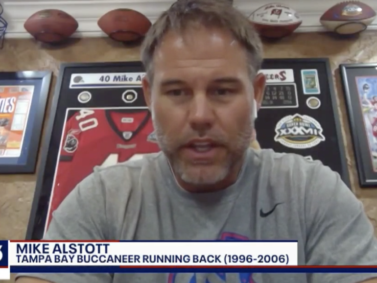 Mike Alstott Featured On Fox 13 Discusses COVID-19 and Life Without Football