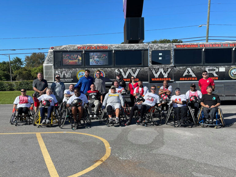 Annual Flag Football Game With Wounded Warriors Abilities Ranch